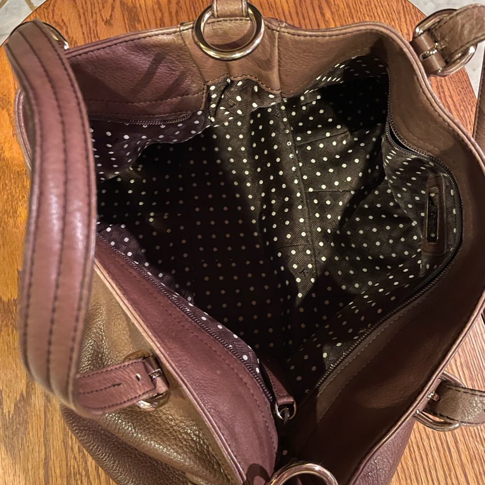 Furla Rich Brown Leather Tote - Picture 5 of 7